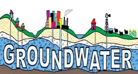 Groundwater resources and abstraction illustration